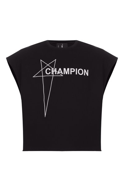Мужская хлопковая майка rick owens x champion RICK OWENS, арт. CM01E1668/CHJG