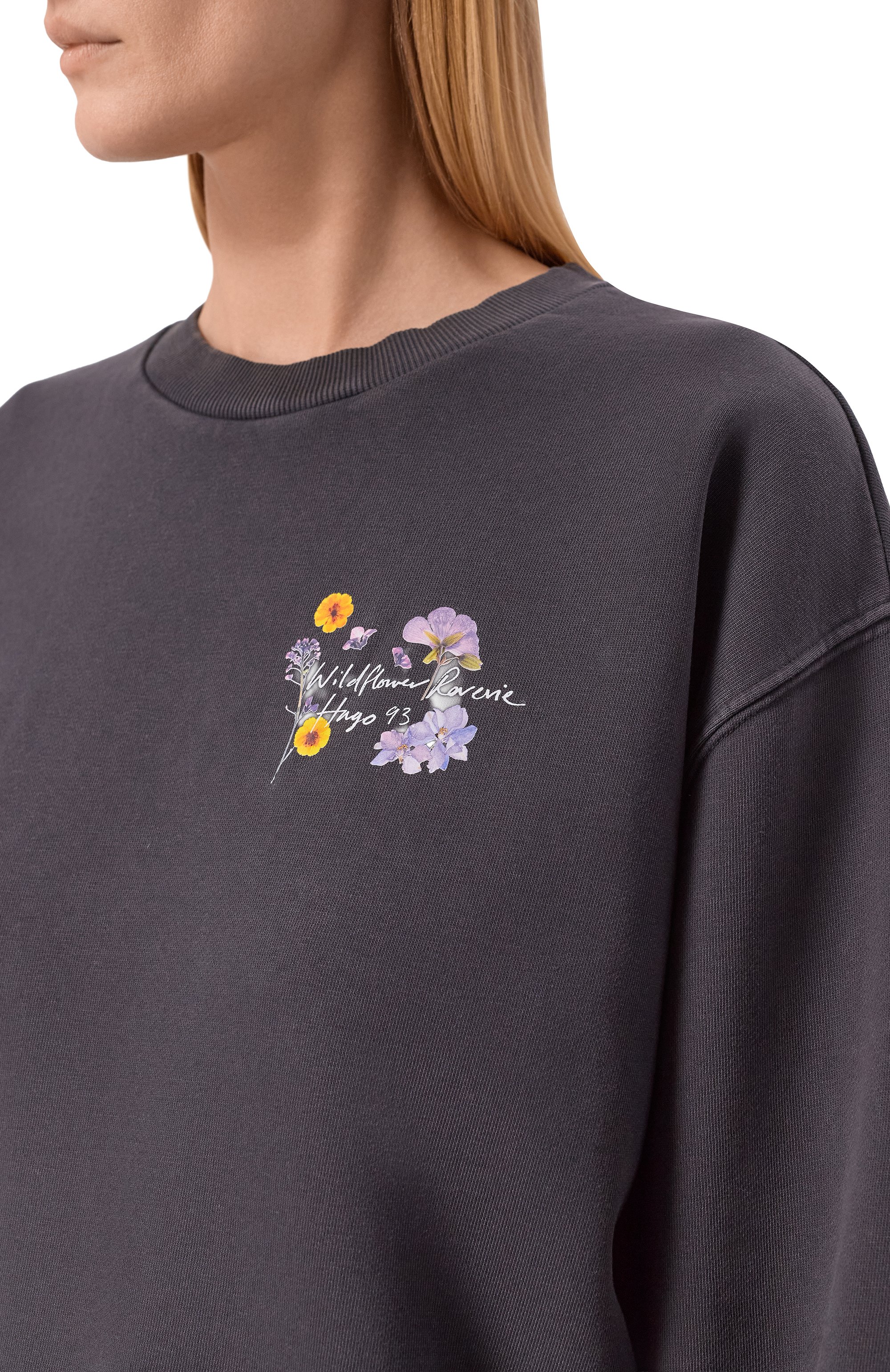 Хлопковый свитшот HUGO, арт. 50561052, фото 5