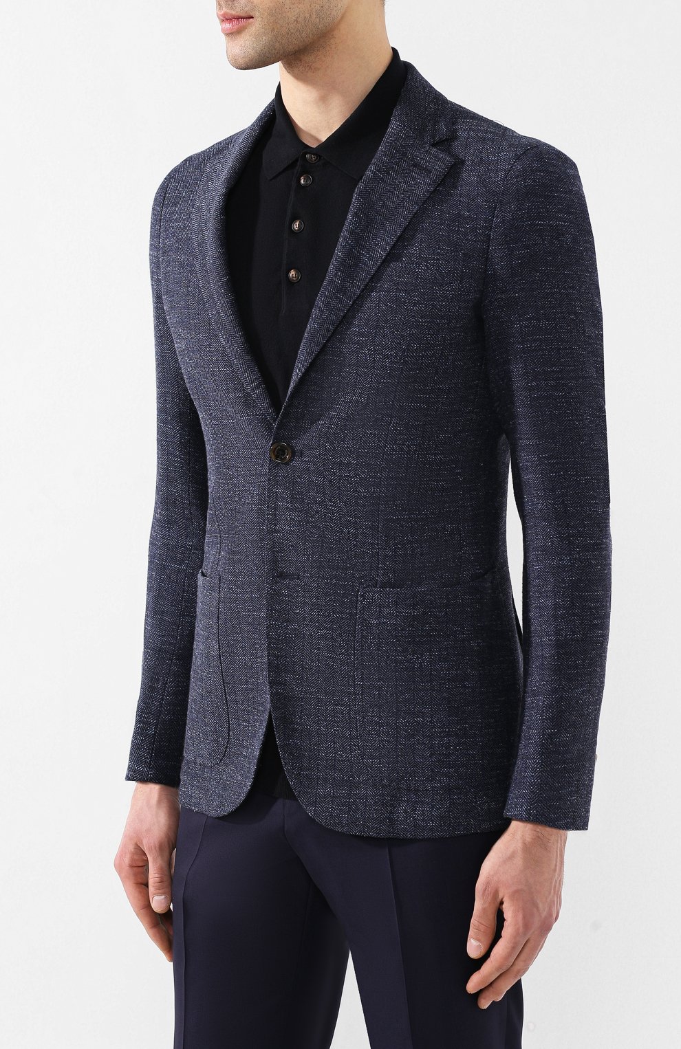 Пиджак из смеси шерсти и хлопка ELEVENTY UOMO, арт. 979JA3184 JAC27054, фото 3