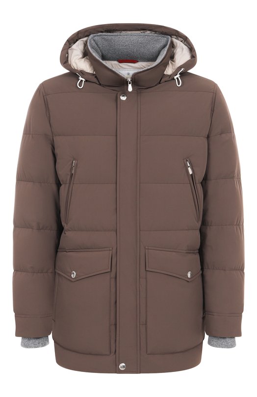 Пуховик Brunello Cucinelli MM4911823 Коричневый MM4911823