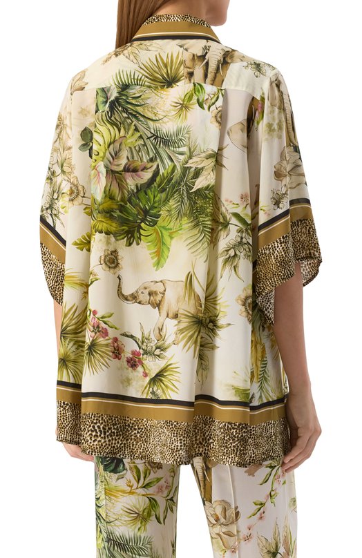 Блузка из вискозы Elie Saab SH108PS25 Разноцветный  SH108PS25 Фото 4