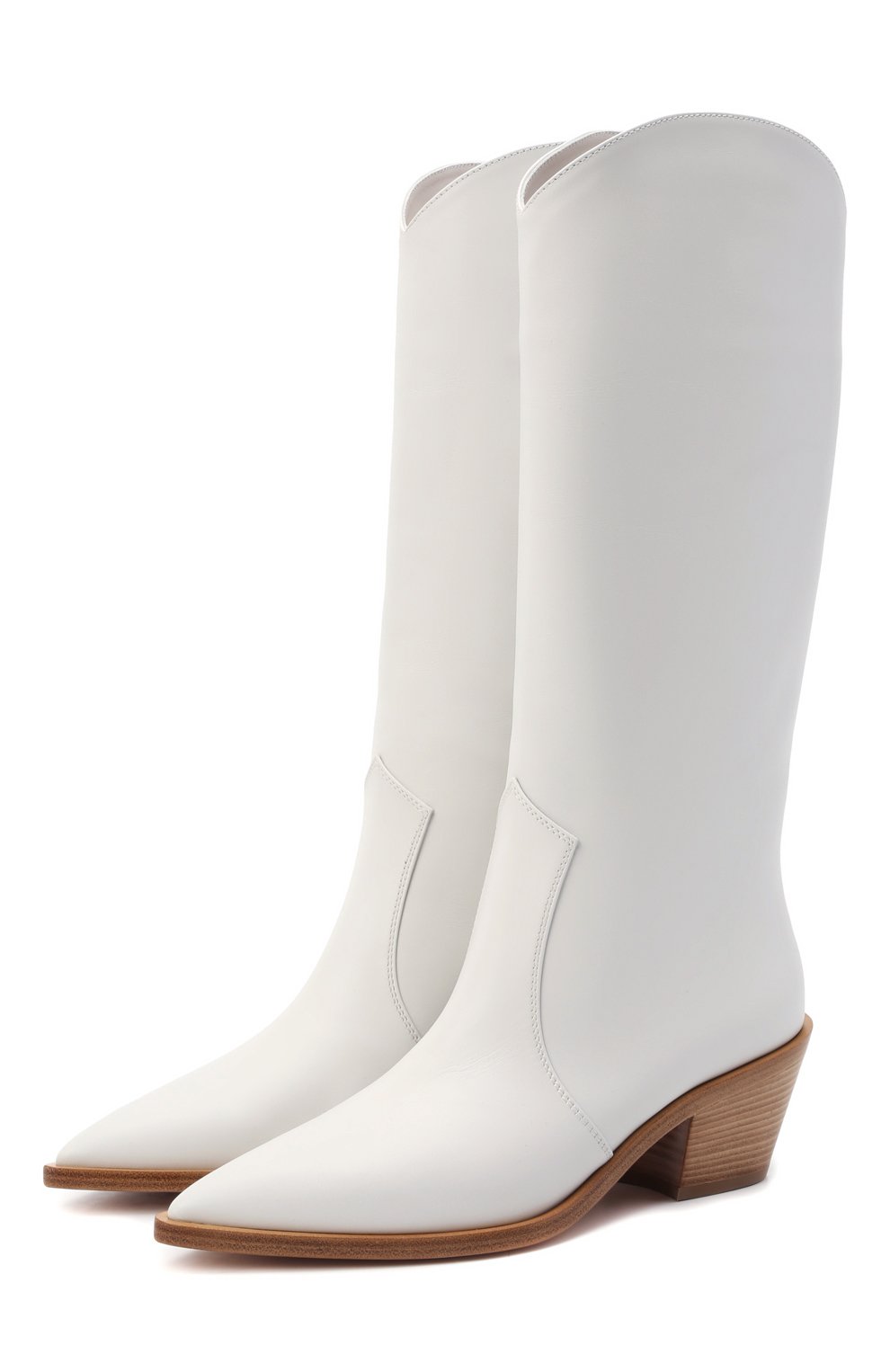 Кожаные сапоги GIANVITO ROSSI, арт. G73329.45CU0.CLNBIAN, фото 1