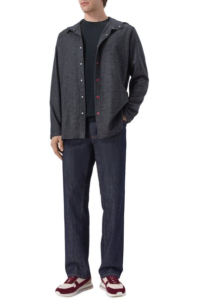 Футболка из шелка и хлопка KITON, арт. UMK0874, фото 2