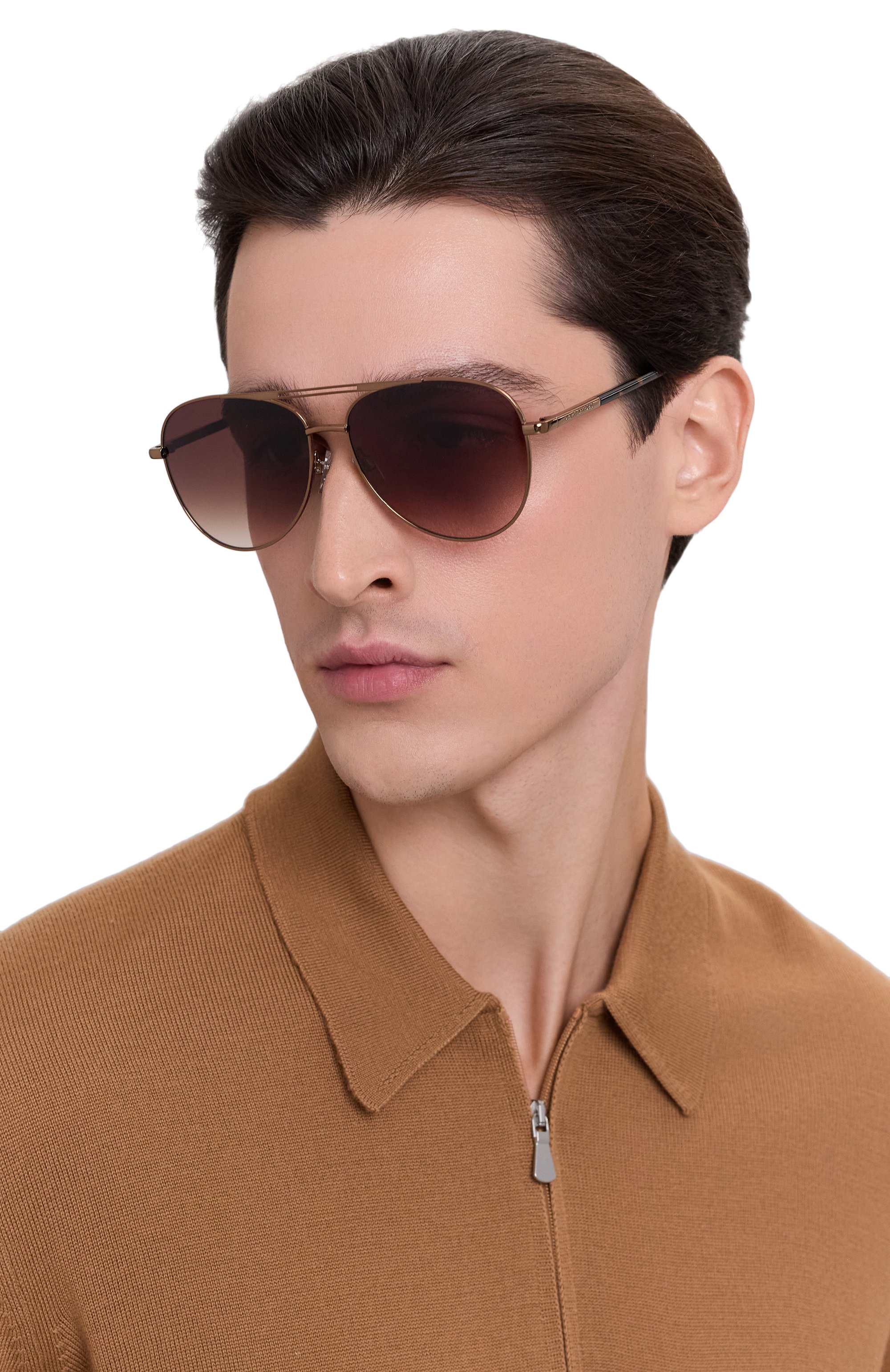 Солнцезащитные очки MARC JACOBS (THE) коричневого цвета по цене 19300 руб., арт. MARC 865 09Q, фото 2 Солнцезащитные очки MARC JACOBS (THE), арт. MARC 865 09Q, фото 2