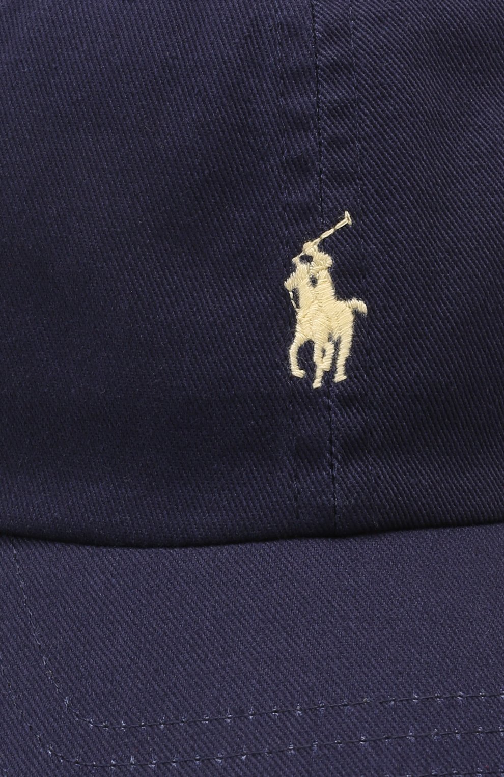 Хлопковая бейсболка POLO RALPH LAUREN темно-синего цвета по цене 3995 руб., арт. 321552489, фото 3 Хлопковая бейсболка POLO RALPH LAUREN, арт. 321552489, фото 3