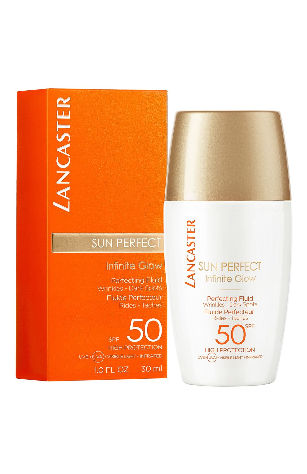 Солнцезащитный флюид для сияния кожи лица spf 50 (30ml) LANCASTER бесцветного цвета по цене 3240 руб., арт. 3614225562037, фото 2 Солнцезащитный флюид для сияния кожи лица spf 50 (30ml) LANCASTER, арт. 3614225562037, фото 2