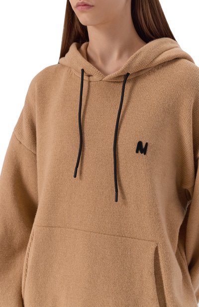 Худи из шерсти и кашемира MSGM, арт. 3940MM205/257596, фото 5