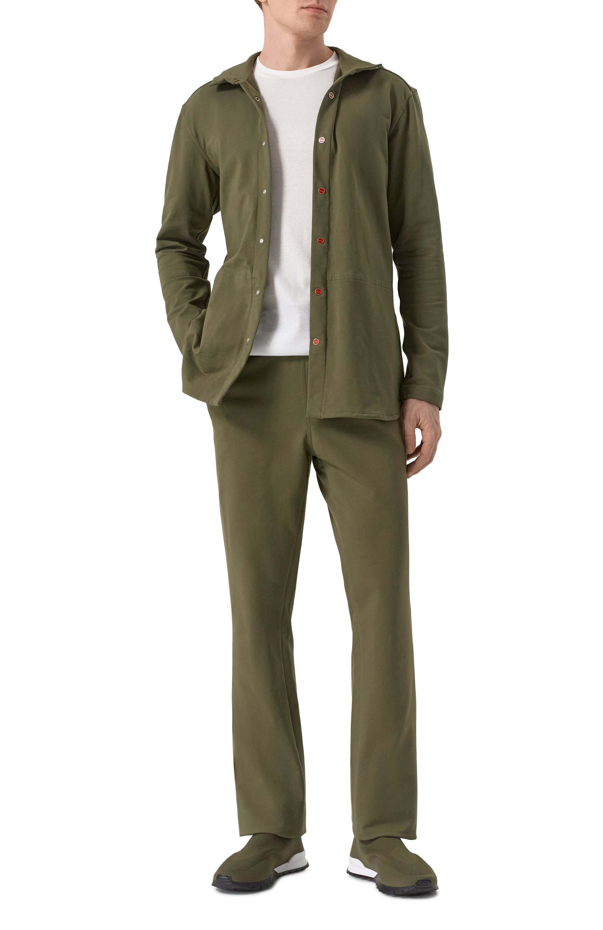 Текстильные кроссовки KITON, арт. USSA324N0104505, фото 2