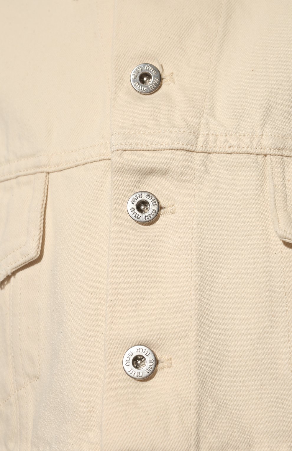 Джинсовая куртка MIU MIU, арт. GWB140-10KV-F0379, фото 5