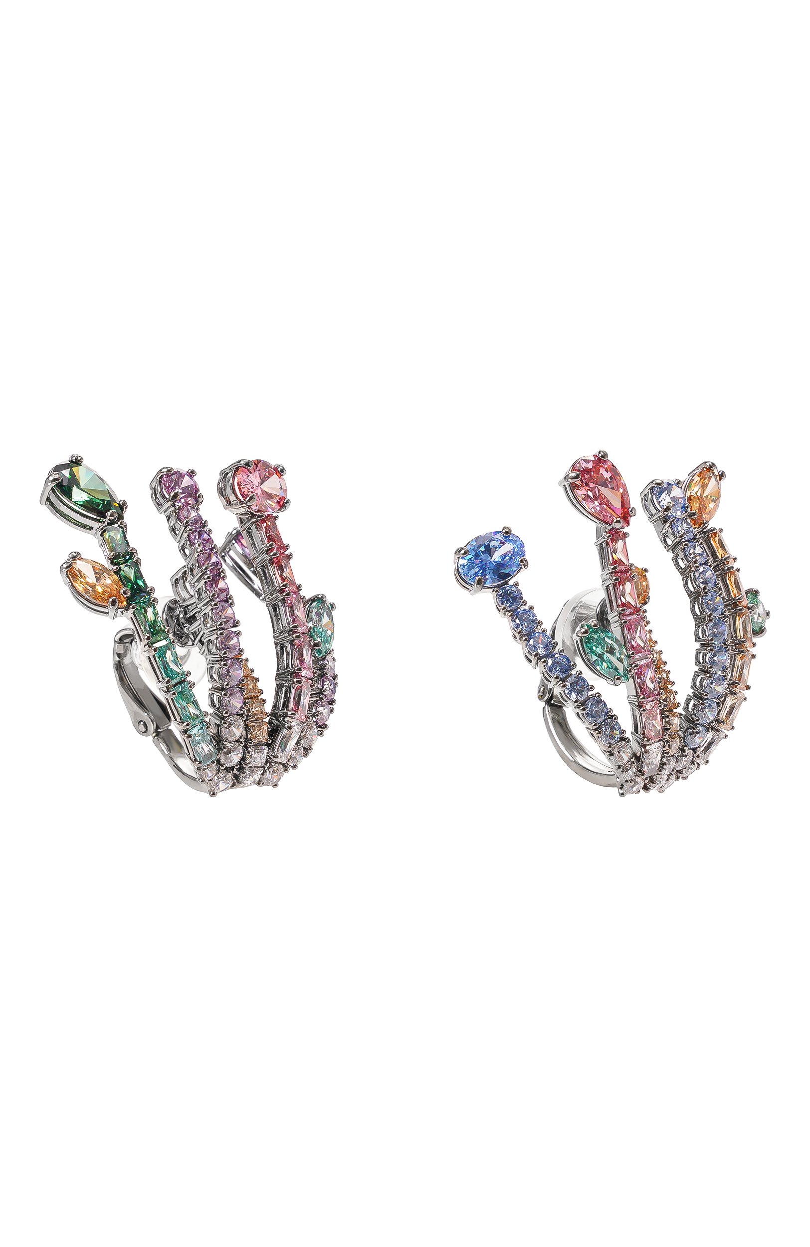 Клипсы matrix SWAROVSKI разноцветного цвета по цене 46200 руб., арт. 5742673, фото 3 Клипсы matrix SWAROVSKI, арт. 5742673, фото 3