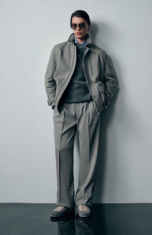 Шерстяная куртка Brunello Cucinelli MY4966382 Зелёный  MY4966382 Фото 7