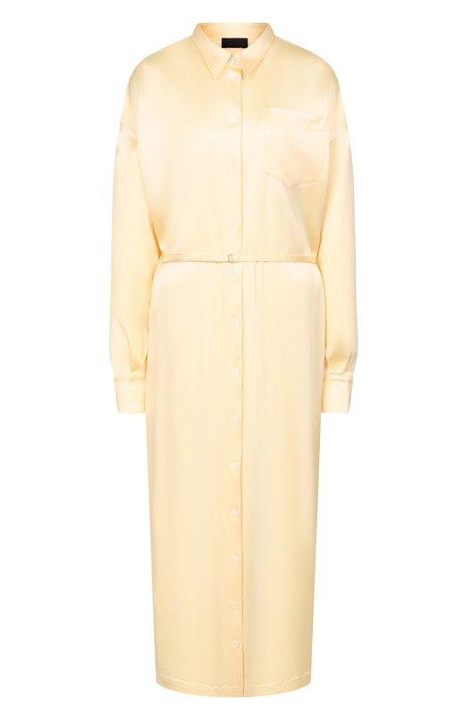 Атласное платье Mugler 26P1R018145013 Жёлтый 26P1R018145013