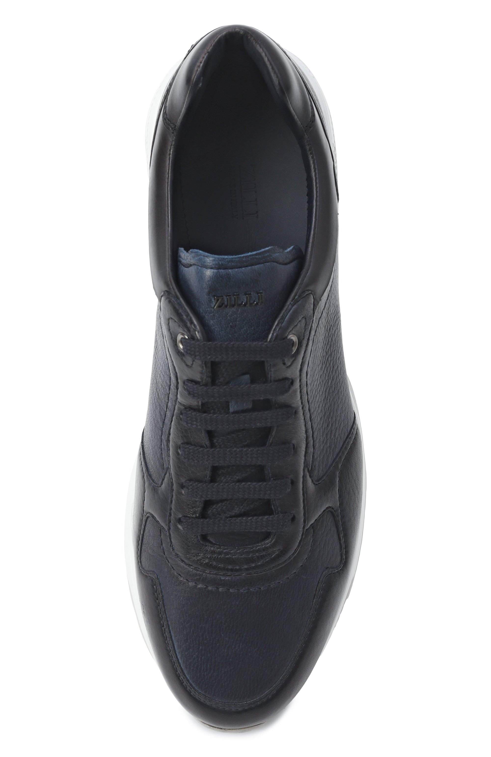 Кожаные кроссовки ZILLI, арт. H0138BM1166VZEV06, фото 6