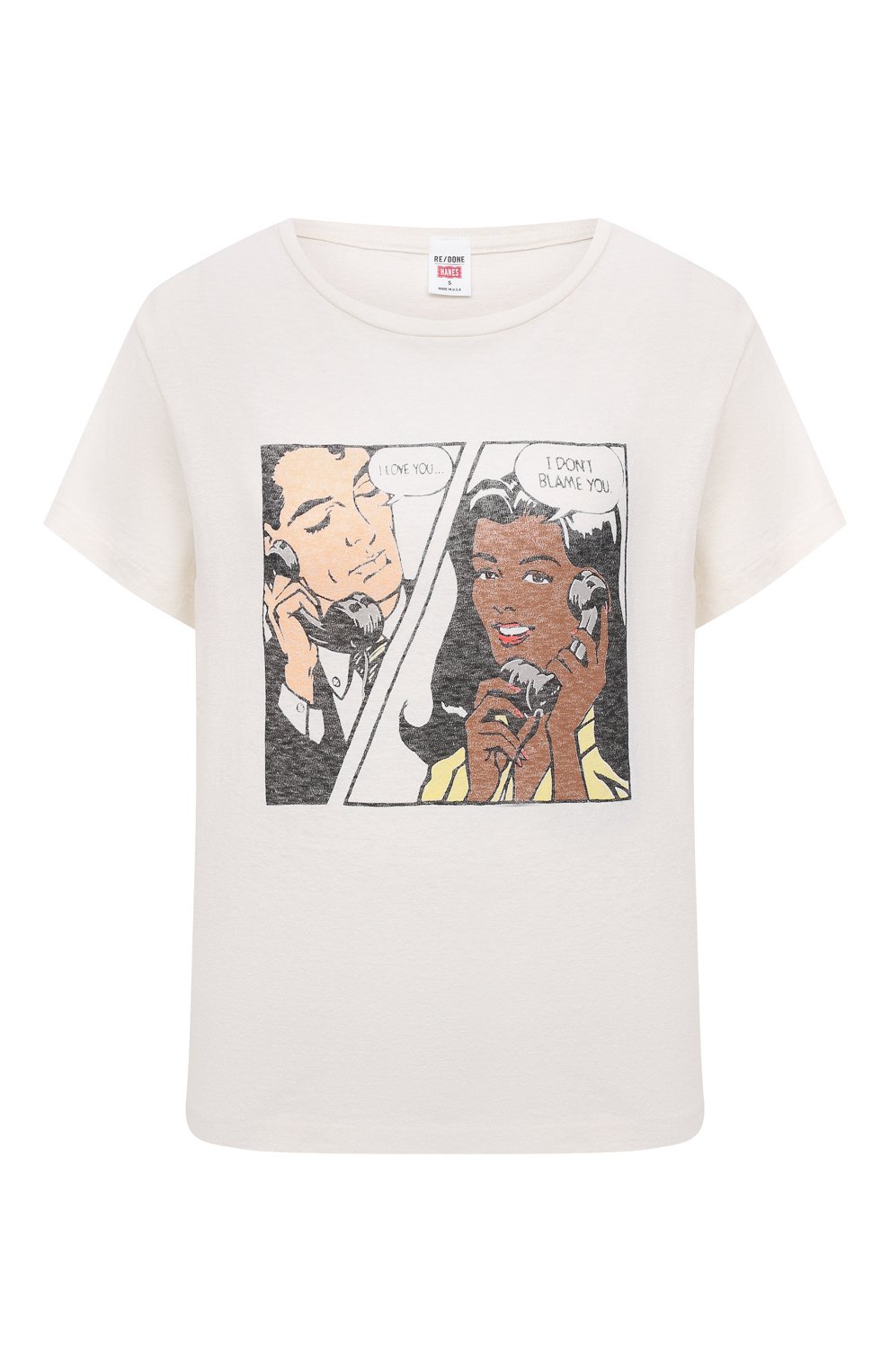 Хлопковая футболка RE/DONE, арт. 024-2WCGT187, фото 1