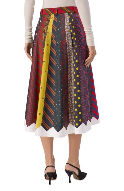 Хлопковая юбка MOSCHINO, арт. A0113/5553, фото 4