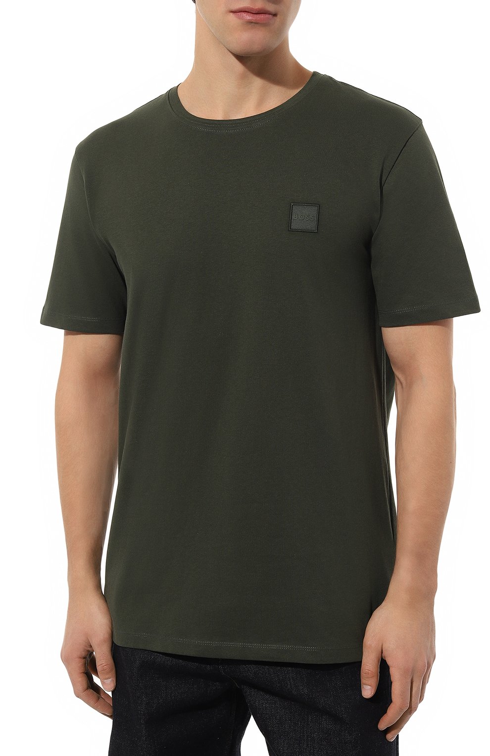 Хлопковая футболка BOSS ORANGE, арт. 50472584, фото 3