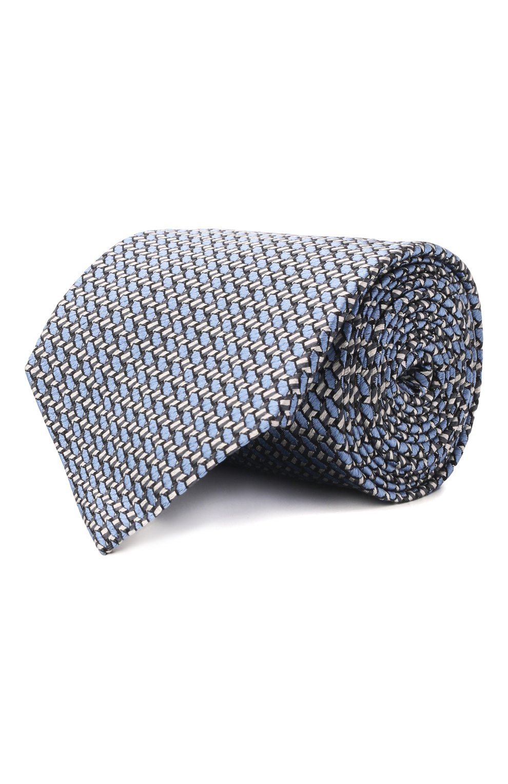 Шелковый галстук ZEGNA синего цвета по цене 23500 руб., арт. Z3E31T/1UM, фото 1 Шелковый галстук ZEGNA, арт. Z3E31T/1UM, фото 1