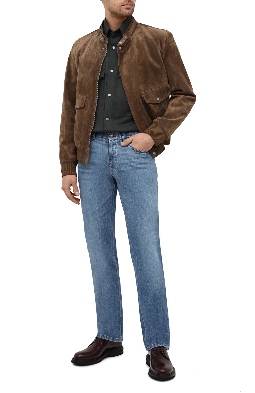 Хлопковая рубашка ZILLI SPORT, арт. MFU-7061-0002/0004/05/06, фото 2