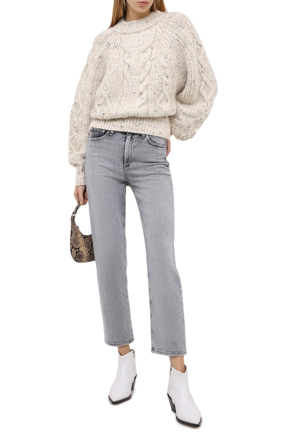 Шерстяной свитер ISABEL MARANT, арт. PU1481-20H007I/FL0VER, фото 2