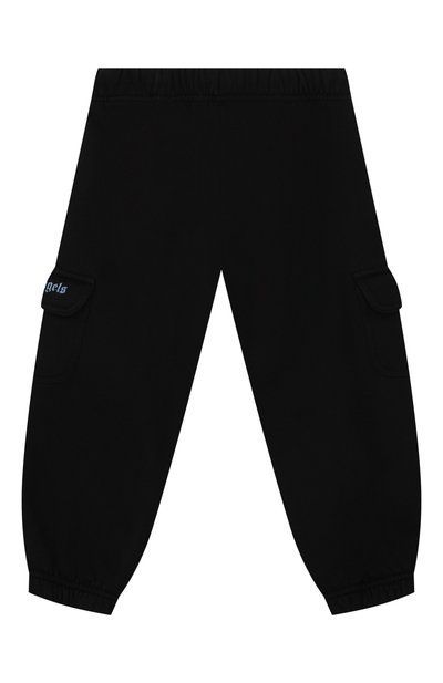 Хлопковые джоггеры PALM ANGELS черного цвета по цене 22700 руб., арт. PBCH016F25FLE001, фото 2 Хлопковые джоггеры PALM ANGELS, арт. PBCH016F25FLE001, фото 2