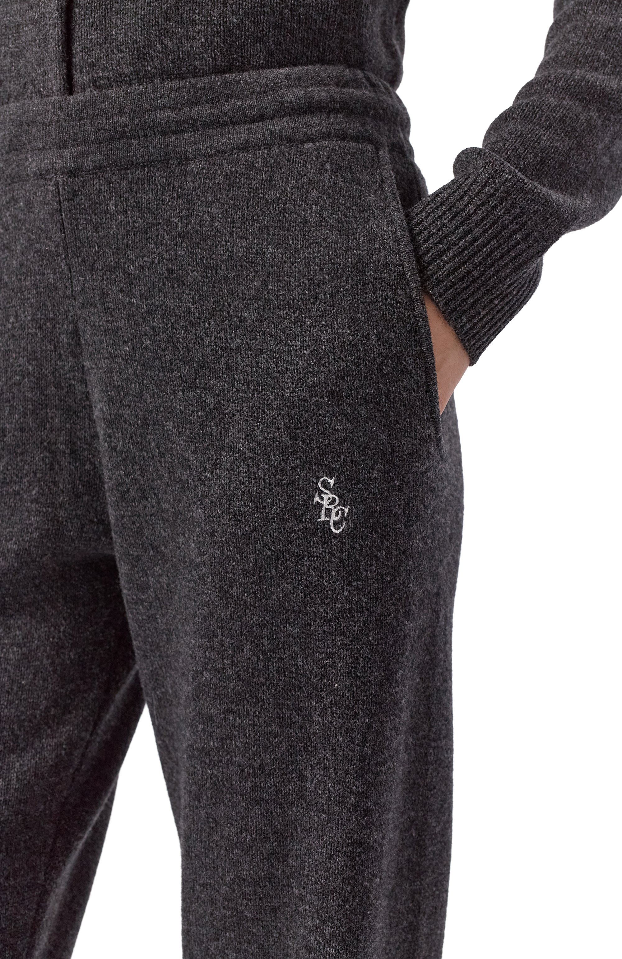 Брюки из кашемира и шерсти SPORTY AND RICH, арт. PA02764302GY11, фото 5