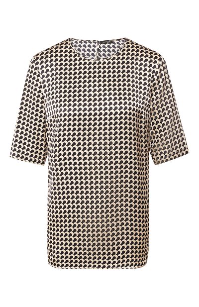 Женский шелковый топ KITON, арт. D49429K09S75