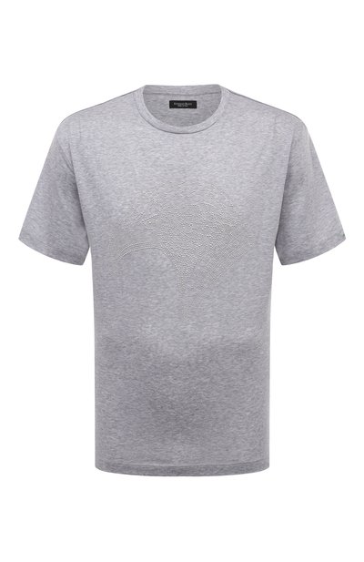 Мужская хлопковая футболка STEFANO RICCI, арт. MNH3302600/TE1808