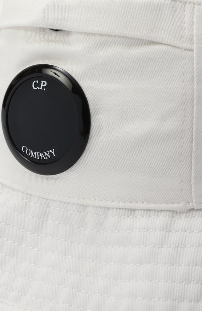 Хлопковая панама C.P. COMPANY молочного цвета по цене 8995 руб., арт. CMX006/L0A04, фото 3 Хлопковая панама C.P. COMPANY, арт. CMX006/L0A04, фото 3