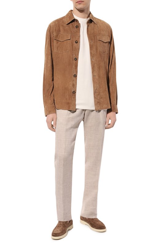 Хлопковая футболка Jil Sander J22GC0173/J46219 Кремовый  J22GC0173/J46219 Фото 2