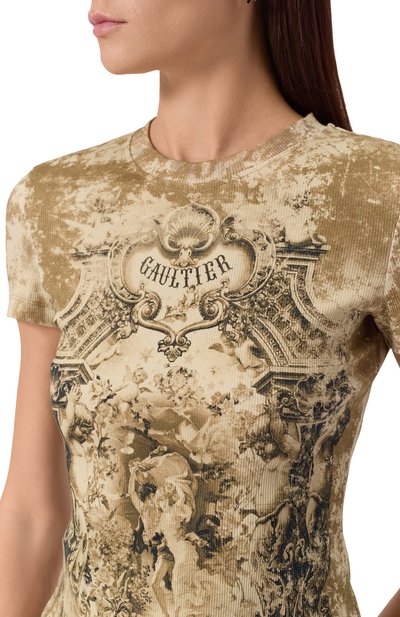 Хлопковая футболка JEAN PAUL GAULTIER, арт. 25/03-W-T0301/J013P, фото 5