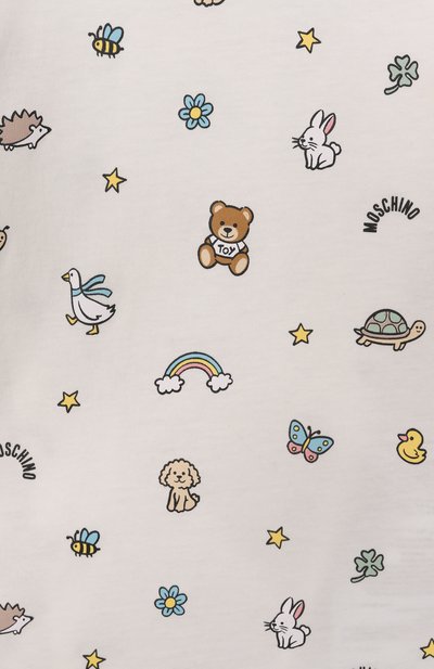 Хлопковая футболка MOSCHINO, арт. MUM04H/LABA6, фото 3