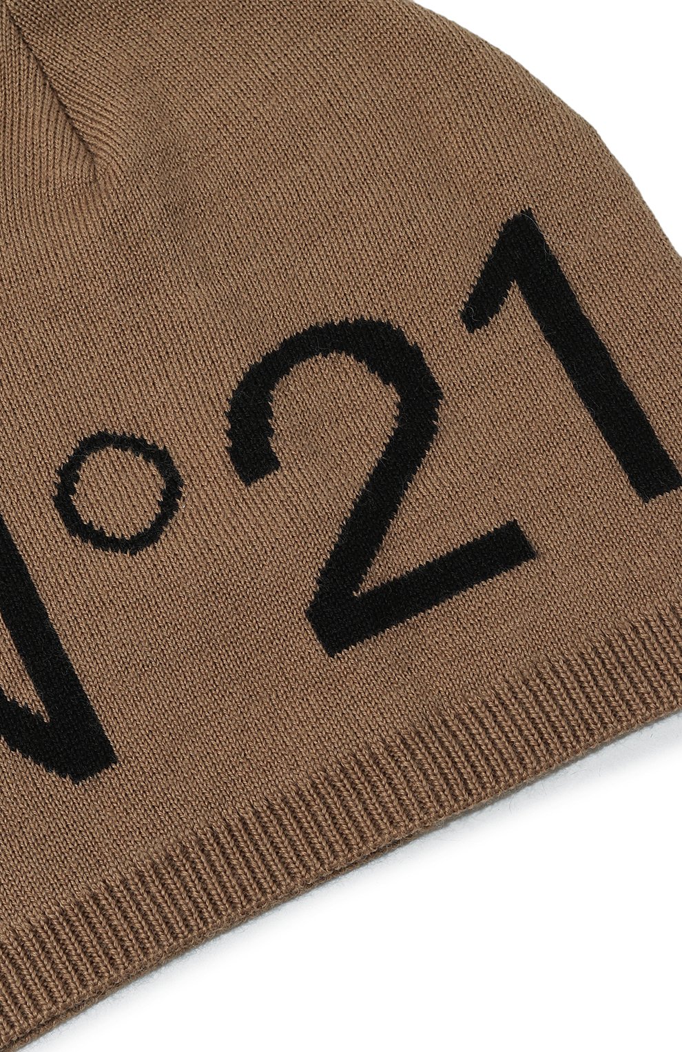 Шапка N21 бежевого цвета по цене 4995 руб., арт. N21549/N0241, фото 3 Шапка N21, арт. N21549/N0241, фото 3