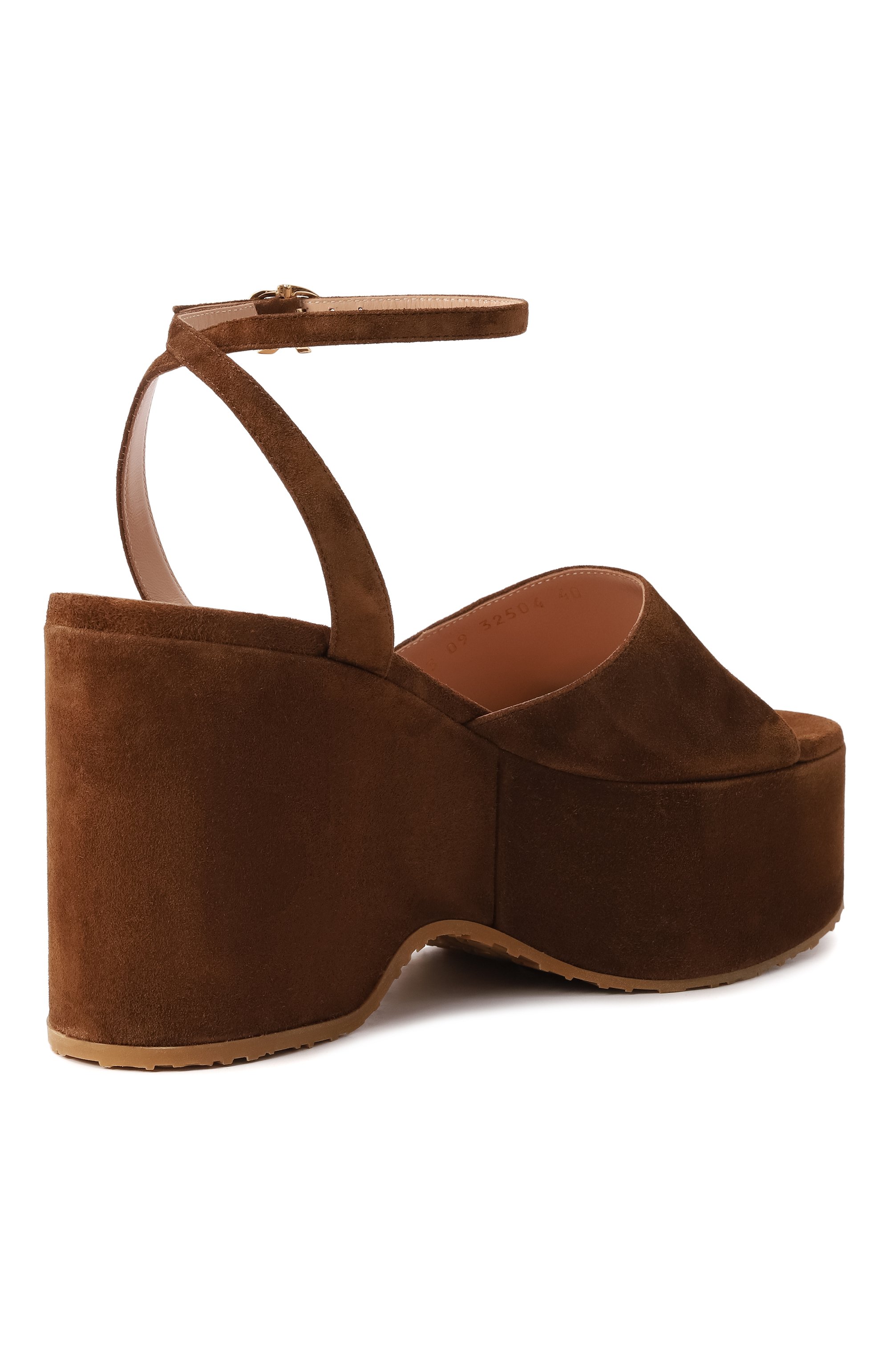 Замшевые босоножки thalia GIANVITO ROSSI, арт. G32504.45RIC.CAMTEXA, фото 5