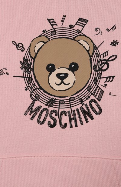 Хлопковое худи MOSCHINO, арт. HUF096/LCA23/10-14, фото 3