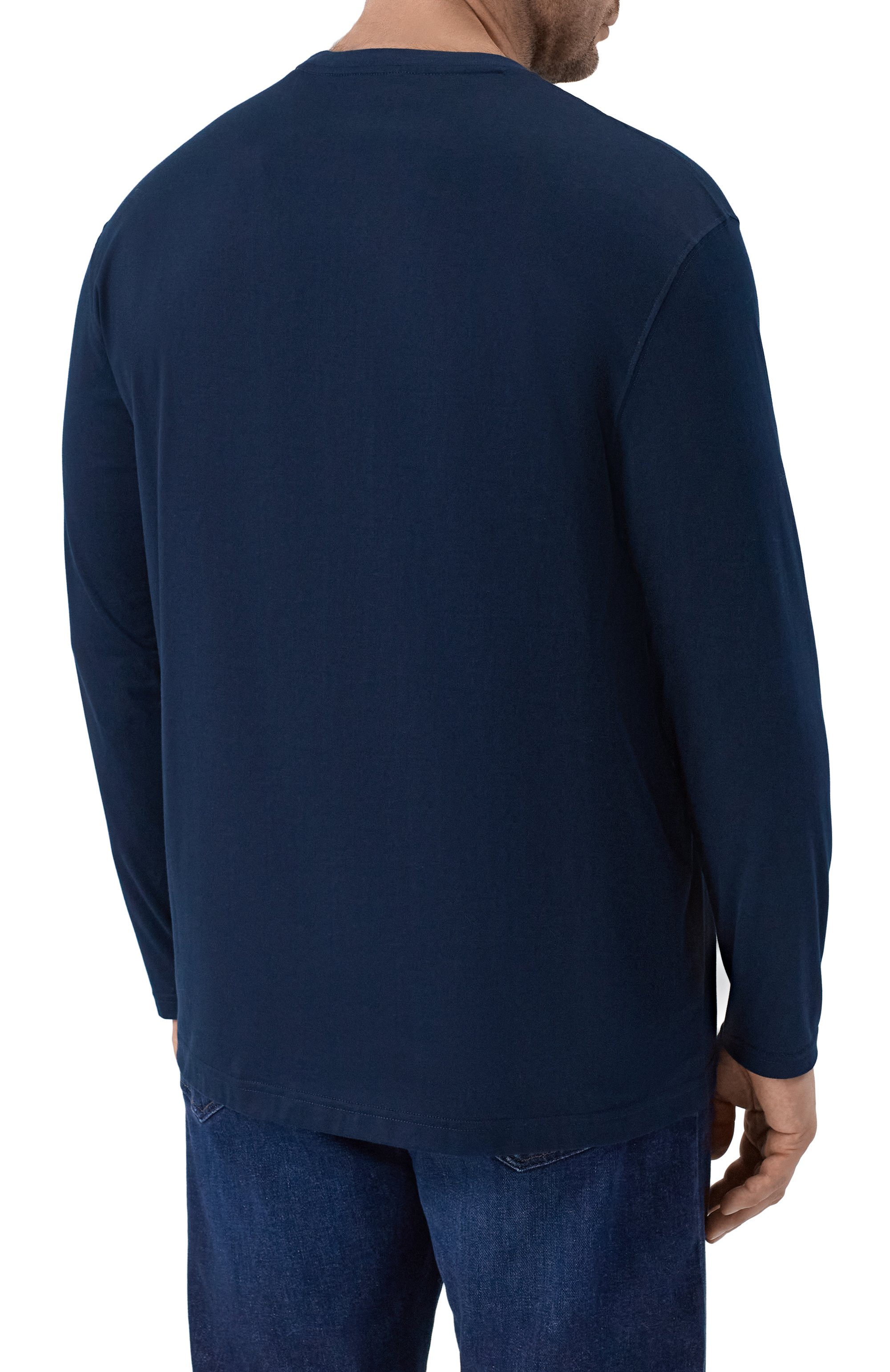 Хлопковый лонгслив PAUL&SHARK, арт. 99311006, фото 4