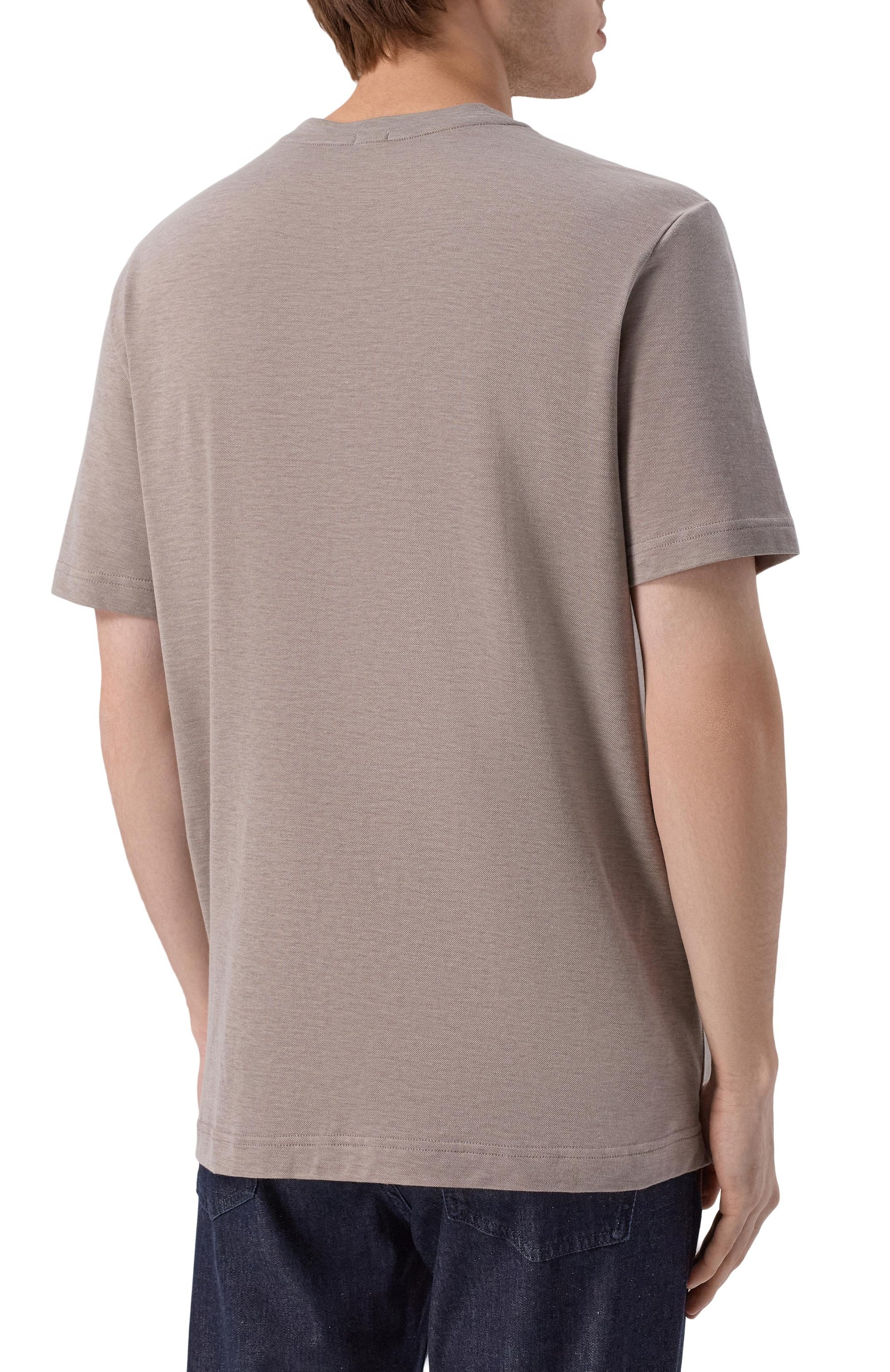 Футболка из лиоцелла и хлопка CAPOBIANCO, арт. 20M660.TM00._001, фото 4