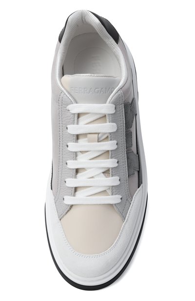 Кожаные кеды FERRAGAMO, арт. 023588/769, фото 5