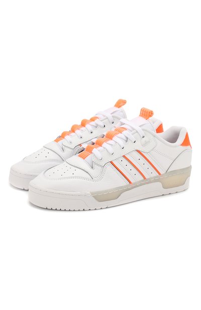 Кожаные кеды rivalry ADIDAS ORIGINALS белого цвета по цене 6940 руб., арт. EE4965, фото 1 Кожаные кеды rivalry ADIDAS ORIGINALS, арт. EE4965, фото 1