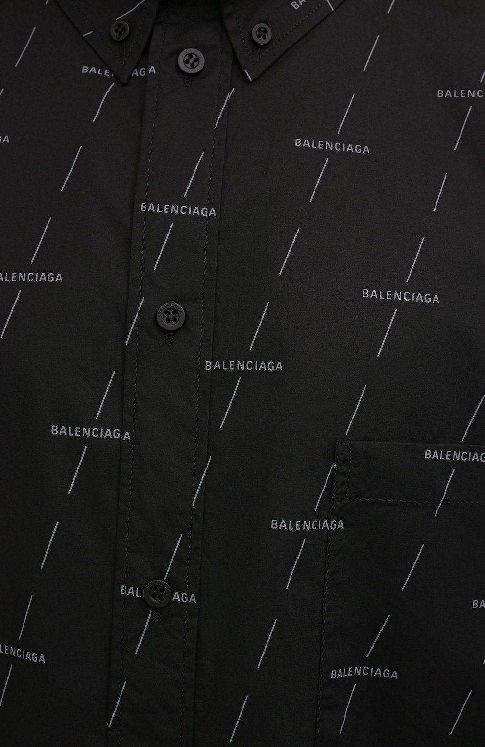 Хлопковая рубашка BALENCIAGA, арт. 642265/TJLF3, фото 5