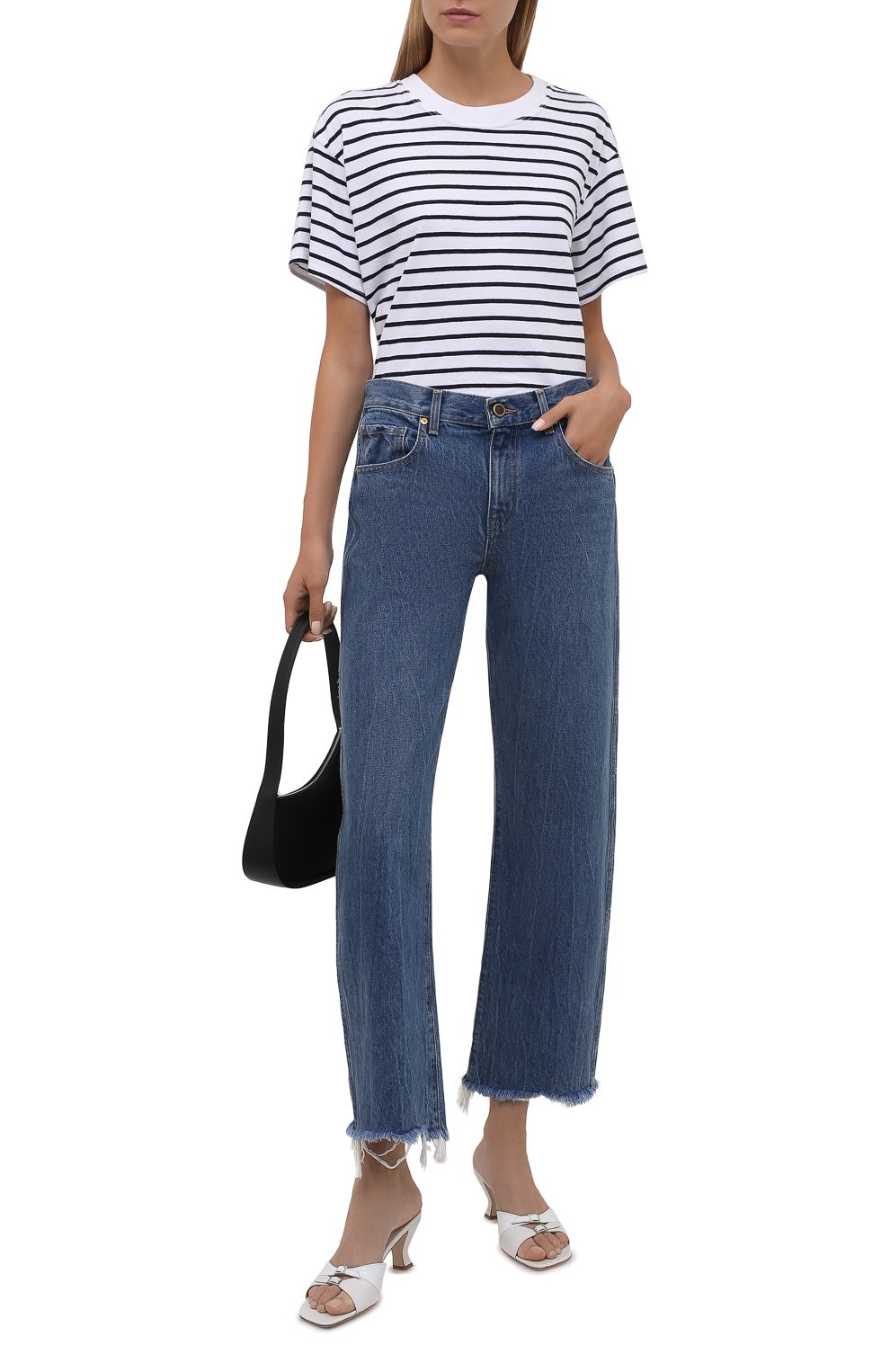 Хлопковая футболка ELECTRIC AND ROSE, арт. LFTP22-STRIPE, фото 2