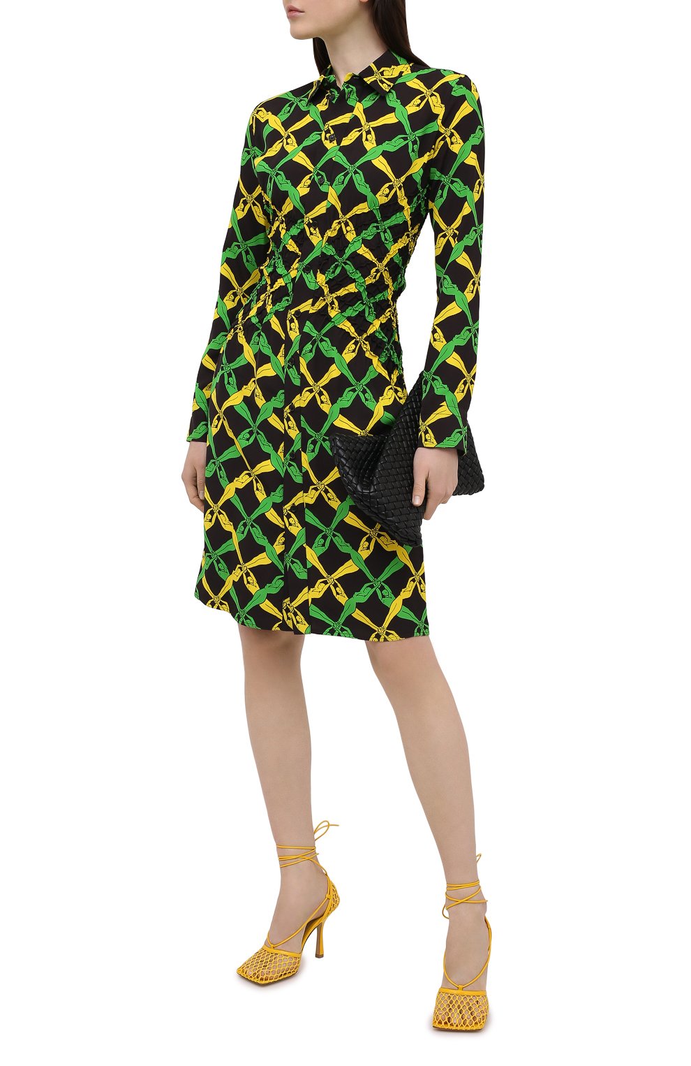 Текстильные босоножки stretch BOTTEGA VENETA, арт. 651388/VBSD3, фото 2