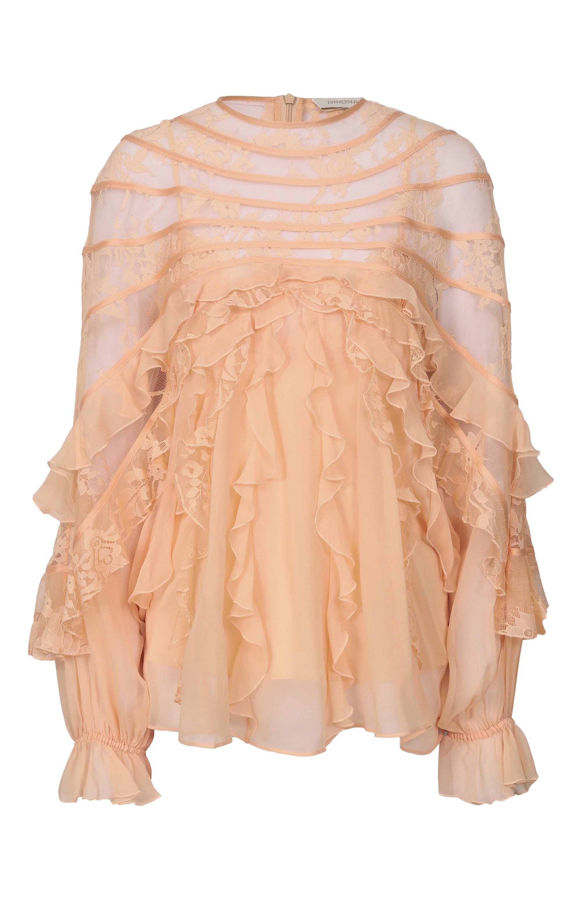 Шелковая блузка ZIMMERMANN, арт. 7159TC261, фото 1