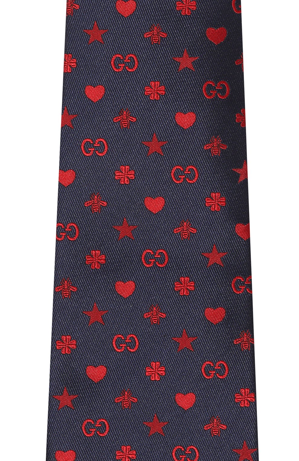 Шелковый галстук GUCCI, арт. 545834 4E017, фото 4