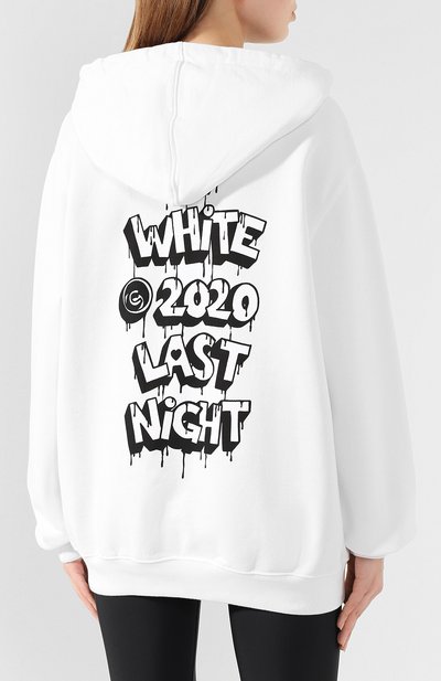 Хлопковое худи OFF-WHITE, арт. 0WBB035F190030660110, фото 4