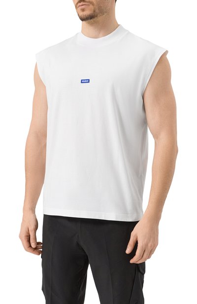 Хлопковая майка HUGO BLUE, арт. 50509773, фото 3