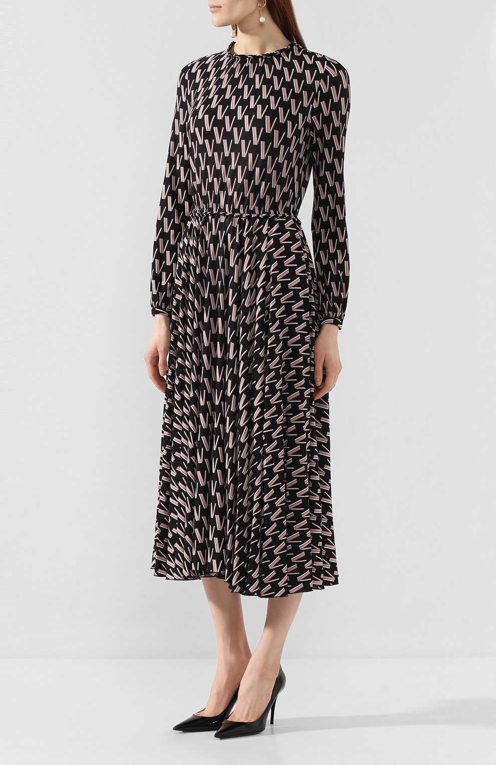Платье из вискозы VALENTINO, арт. TB3MJ01K5AL, фото 3