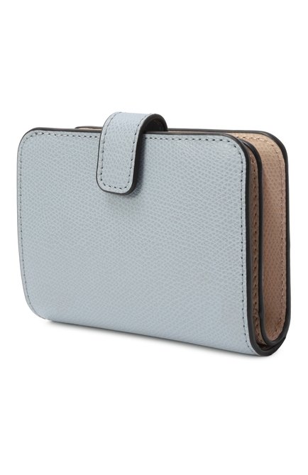 Женские кожаное портмоне FURLA голубого цвета, арт. WP00315/ARE000 | Фото 2 (Нос: Не проставлено; Материал сплава: Проставлено; Материал: Натуральная кожа)
