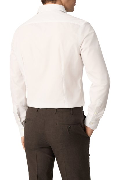 Хлопковая сорочка CANALI белого цвета по цене 35000 руб., арт. NCLX018/GR03298, фото 4 Хлопковая сорочка CANALI, арт. NCLX018/GR03298, фото 4