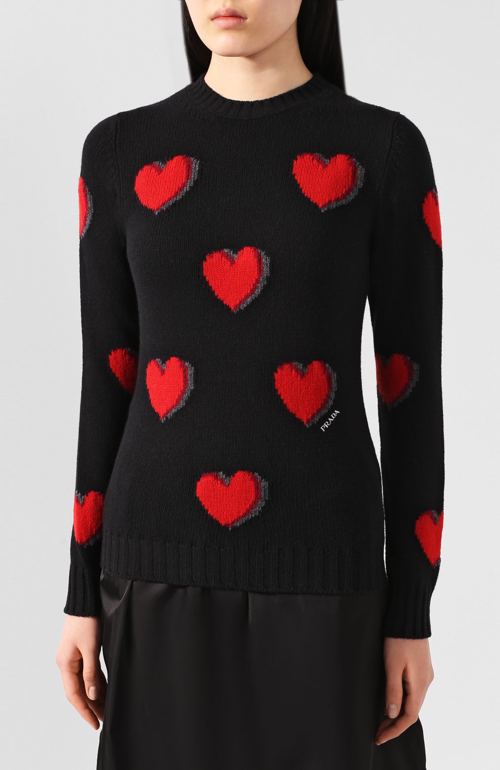 Шерстяной свитер PRADA, арт. P24Z0C-1WHV-F0N98, фото 3