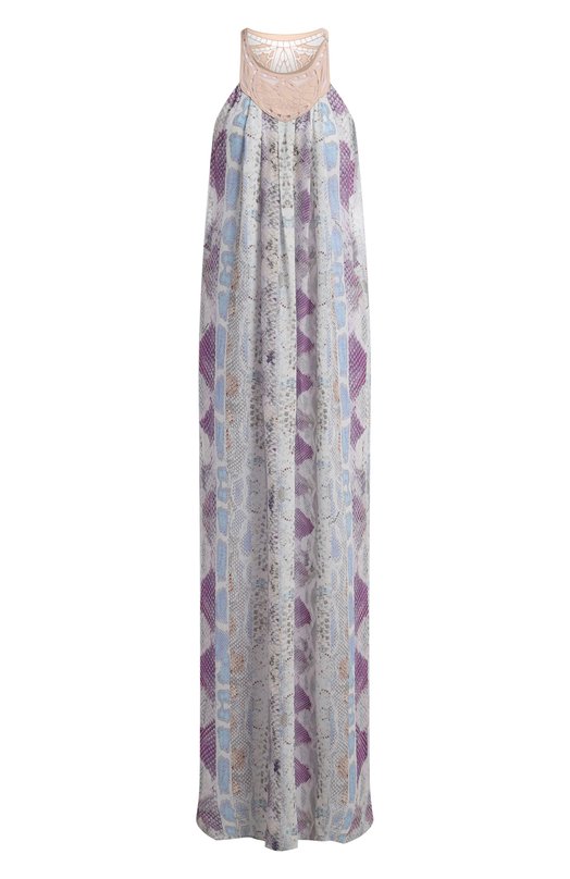 

Платье из вискозы и шелка Roberto Cavalli, Разноцветный